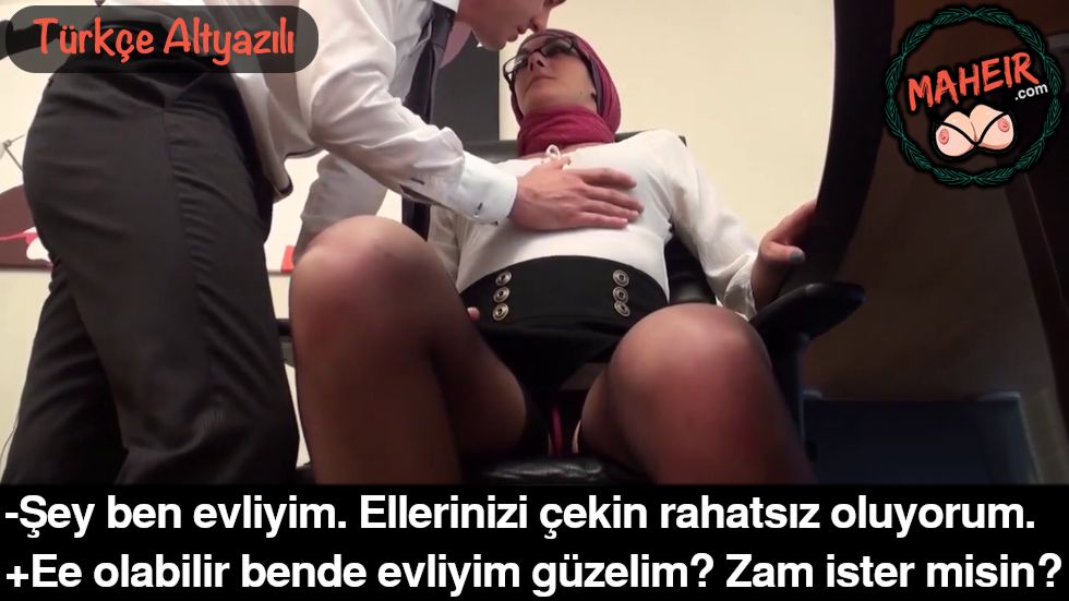 Karaktersiz Patron Türbanlı Çalışanına Sarkıntılık Ediyor